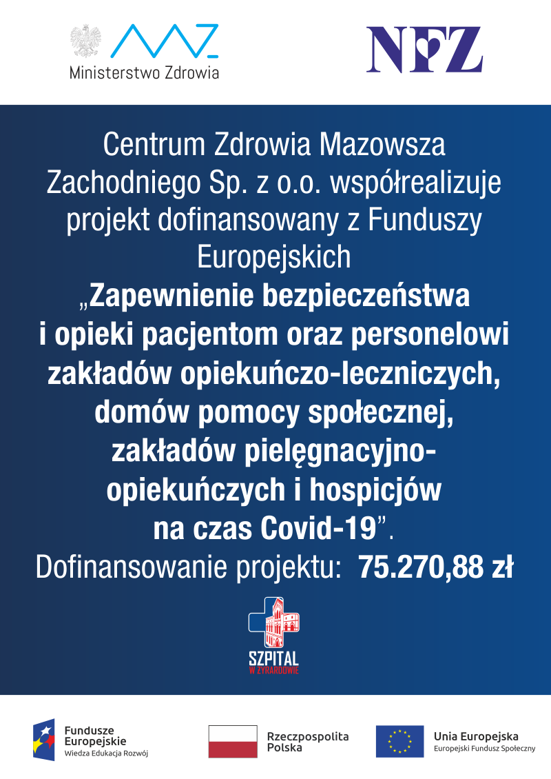 Dofinansowanie Projektu z Funduszy Europejskich